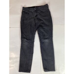 Gap Womens Jeans Size 10/30R Skinny Denim Stretch Pockets Soft Stretch Black